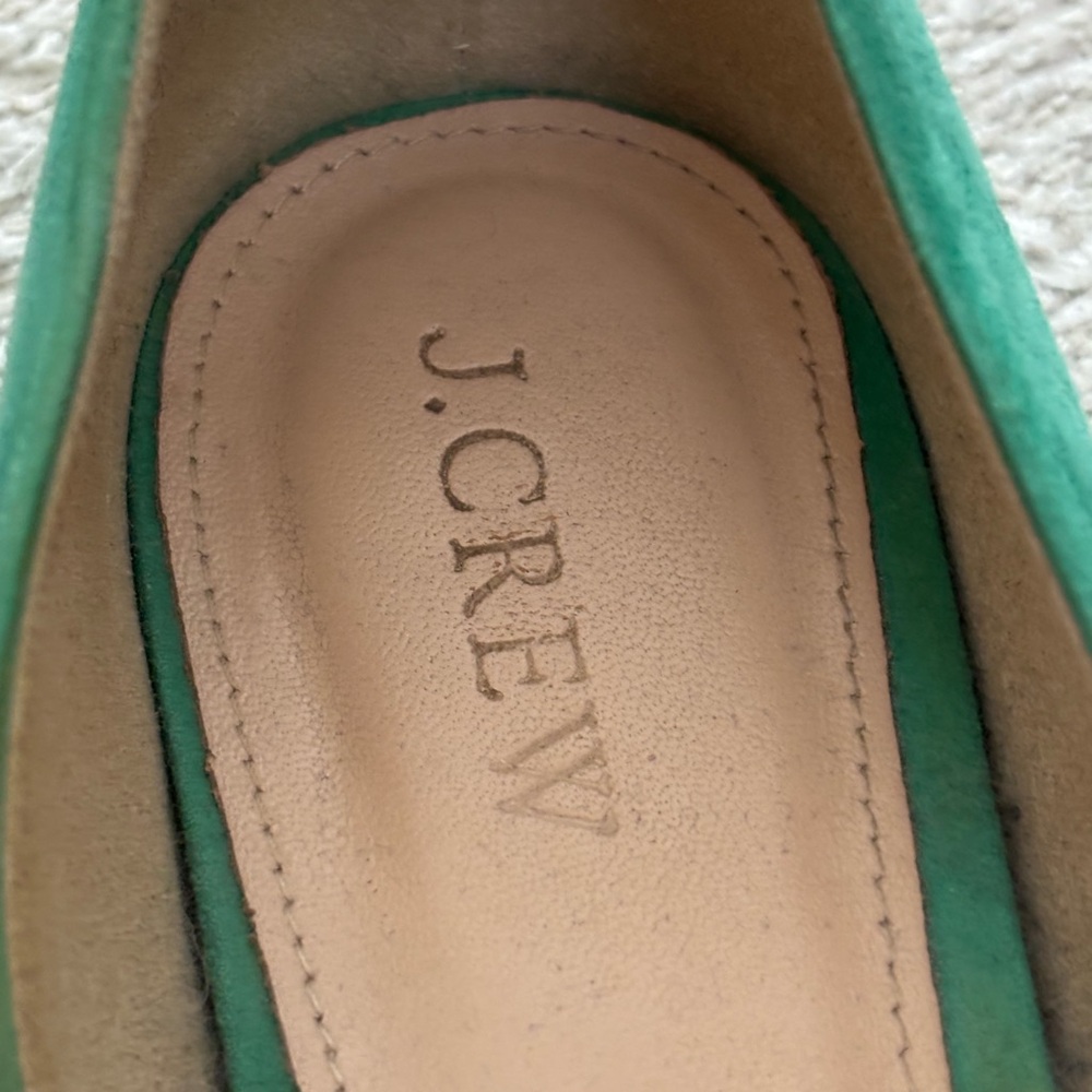 J. Crew Women's Vibrant Green Flats